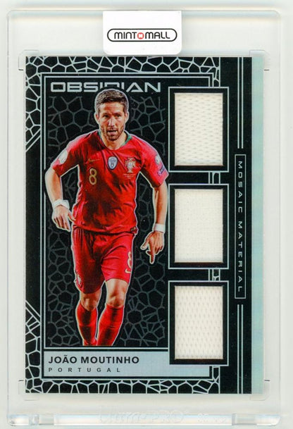 2019-20 Panini Obsidian Joao Moutinho Mosaic Material Relics trading card serial 73 of 149 from Portugal