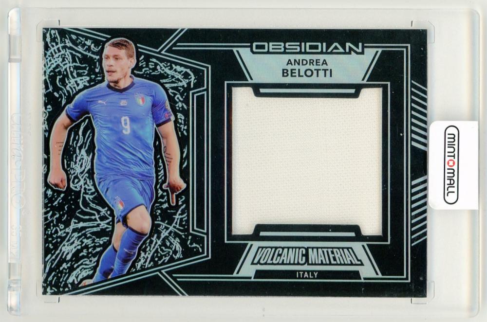 2019-20 Panini Obsidian Andrea Belotti Volcanic Material Relics card serial 31 out of 149 Italy