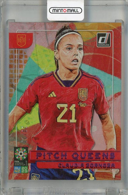 2023 Panini Donruss FIFA Women’s World Cup Claudia Zornoza Pink Pitch Queens trading card numbered 1920/2023