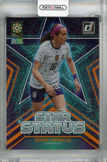 2023 Panini Donruss FIFA Women’s World Cup Rose Lavelle Star Status Orange collectible card #2415/49