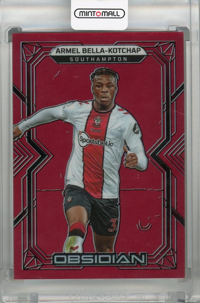 2022-23 Panini Obsidian Southampton Armel Bella-Kotchap Base Red Flood #88 parallel card serial 03 of 10
