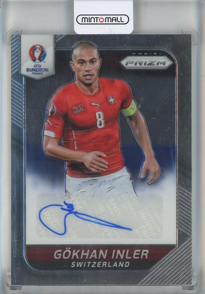 2016 Panini Prizm UEFA Euro trading card, used condition, showing front design and branding