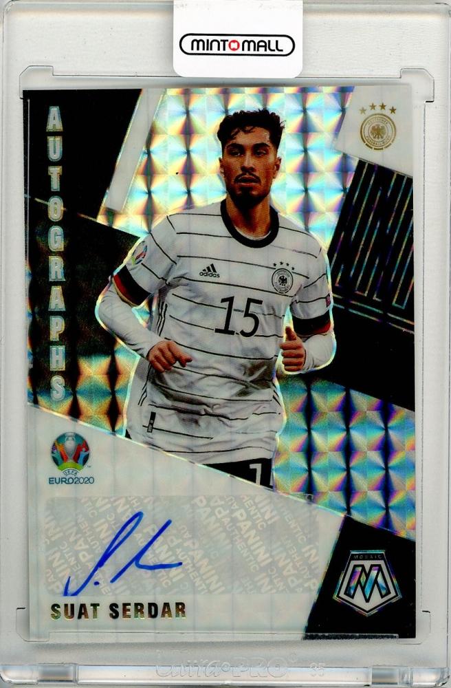 2020-21 PANINI Mosaic UEFA Euro trading card Suat Serdar Autographs #22 Germany