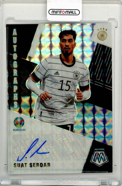 2020-21 PANINI Mosaic UEFA Euro trading card Suat Serdar Autographs #22 Germany