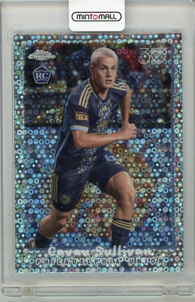 2025 TOPPS Chrome MLS trading card of Cavan Sullivan #NF-24 from Philadelphia Union