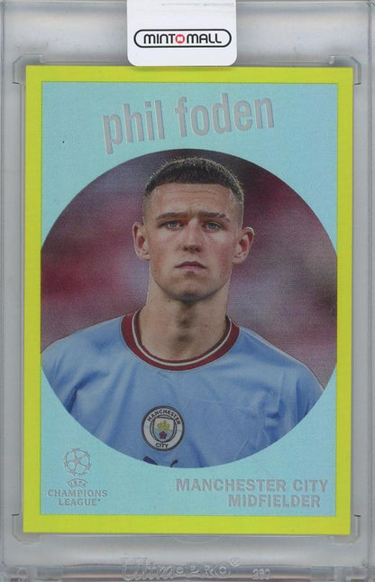 2022-23 TOPPS Chrome UEFA Club Competitions football trading card in used condition
