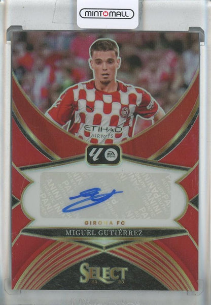 2024-25 Select La Liga Miguel Gutierrez Select Signatures Red #10 Girona FC trading card PSA9 grade