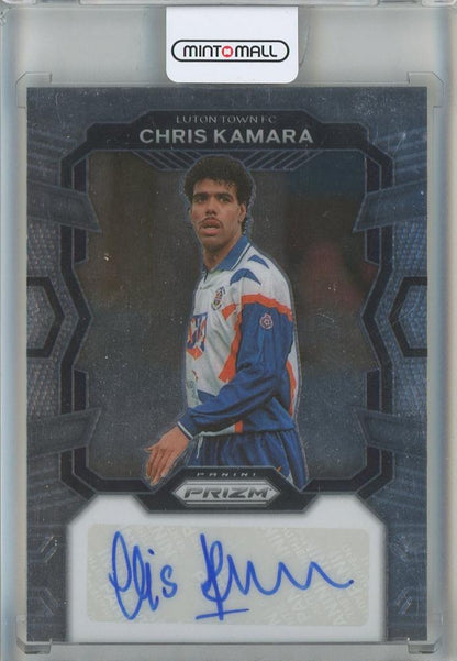 2023-24 Panini Prizm English Premier League Chris Kamara Signatures #5 trading card Luton Town FC