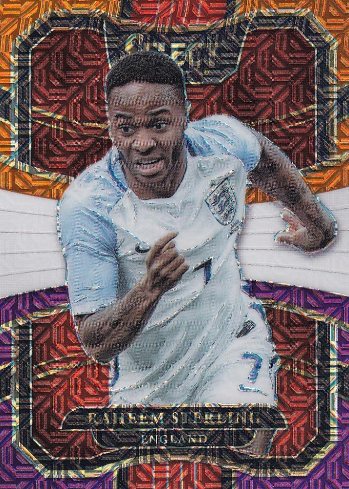 2017-18 Panini Select Raheem Sterling England Base Terrace Multi-Color Parallel card in good condition
