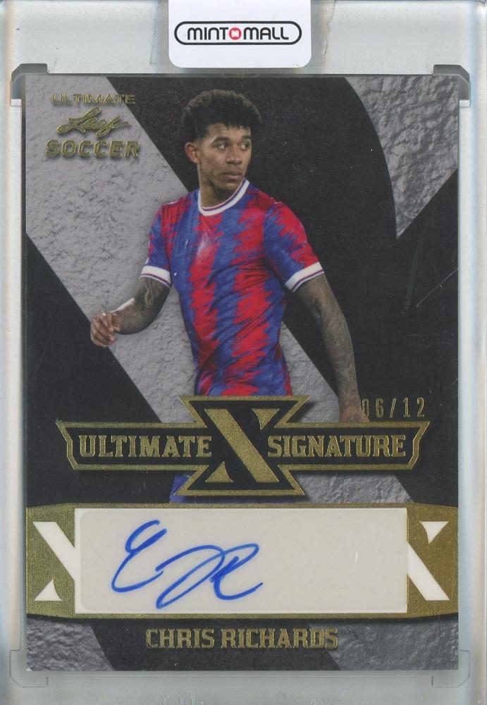 2022 Leaf Ultimate Soccer Chris Richards Signatures card SCR106 12 front view