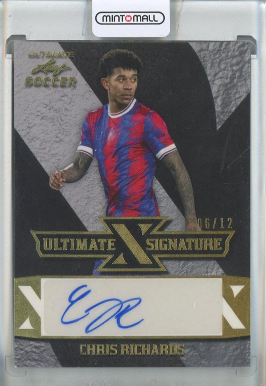 2022 Leaf Ultimate Soccer Chris Richards Signatures card SCR106 12 front view