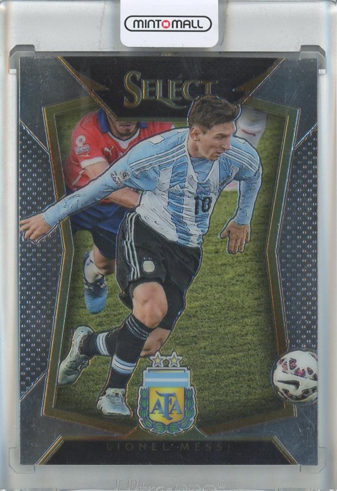 2015-16 Select Lionel Messi #65 trading card featuring Lionel Messi in Argentina uniform