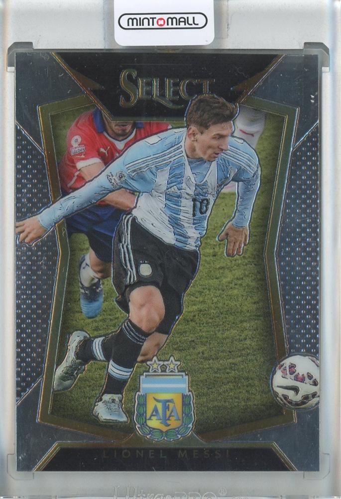 2015-16 Select Lionel Messi #65 Argentina trading card featuring Lionel Messi in Argentina kit