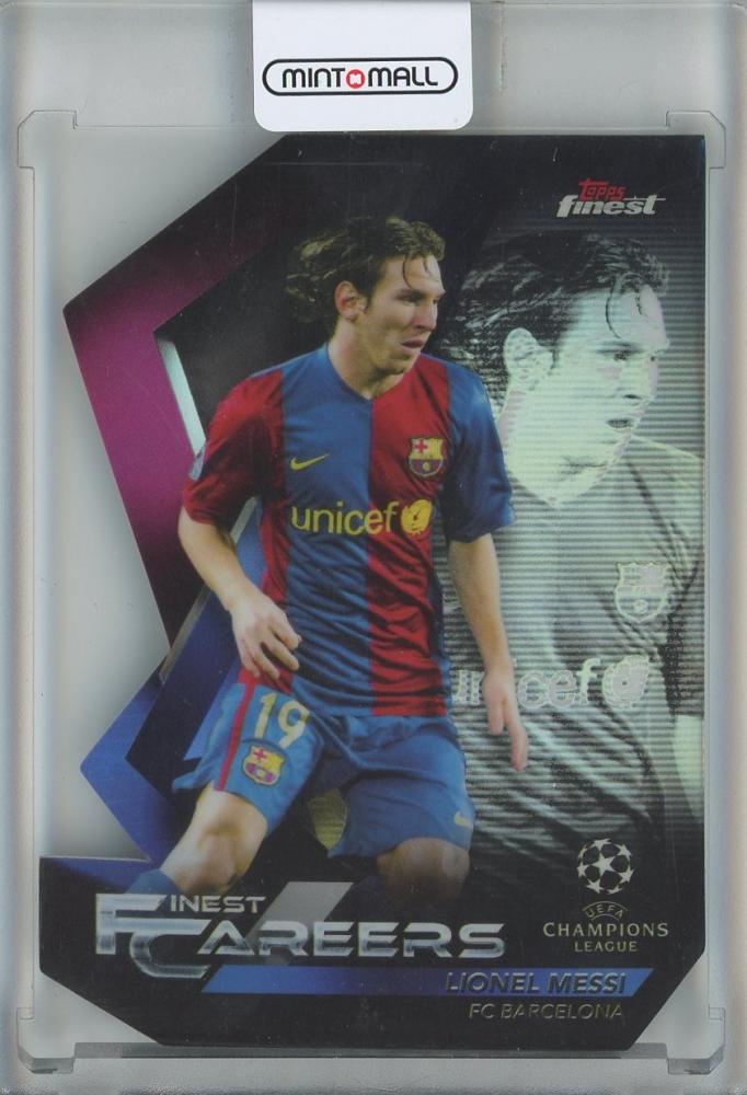 2018-19 Finest UEFA Champions League Lionel Messi trading card #LM2 from FC Barcelona