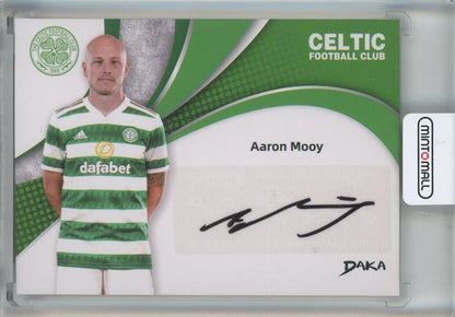 Daka Aaron Mooy Autograph trading card numbered 41 out of 60 from Celtic FC
