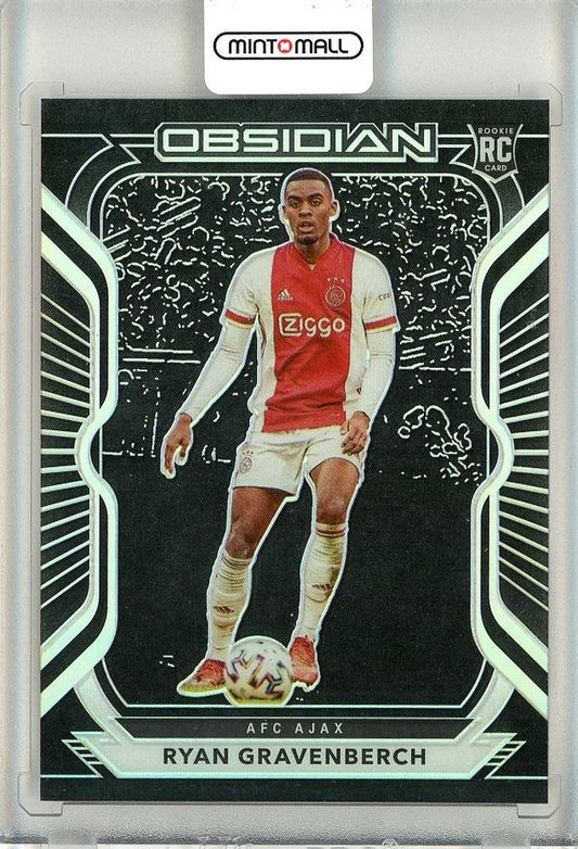 2020-21 Panini Obsidian Ryan Gravenberch Base card number 41 serial 171 out of 195