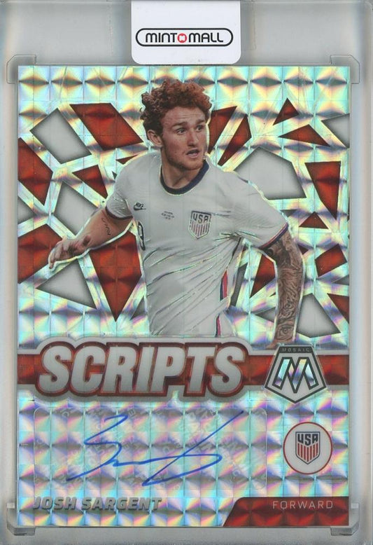2021 Panini Road to FIFA World Cup Qatar Josh Sargent trading card number SJSA from USA