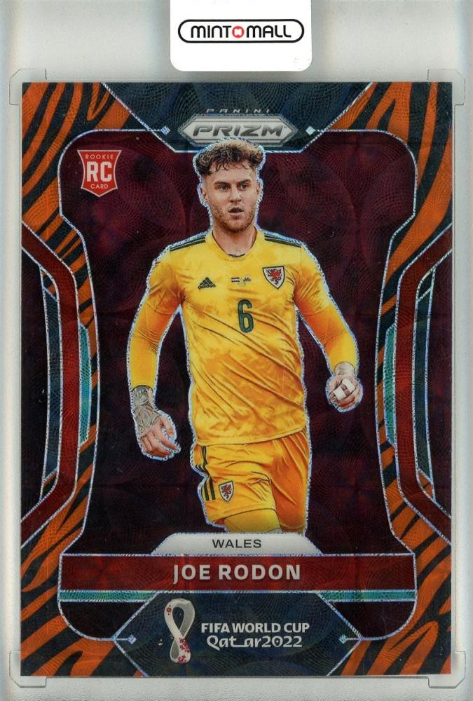 2022 Panini Prizm World Cup Joe Rodon Tiger Stripe #300 RC collectible trading card