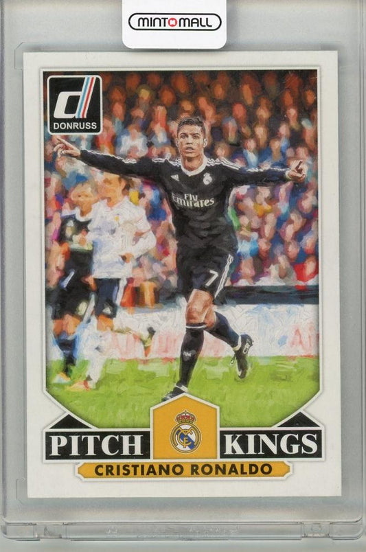 2015 PANINI DONRUSS Cristiano Ronaldo #3 PITCH KINGS trading card from Real Madrid