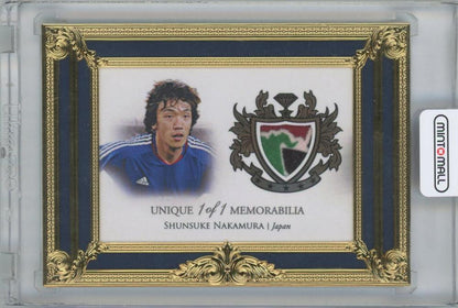 Framed 2024 FUTERA Unique World Football collectible with 23ct gold plating