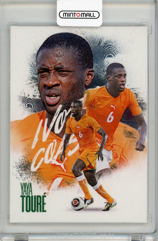 Futera FX WORLD FOOTBALL Series 2 Yaya Toure trading card numbered 10 of 22 featuring Ivory Coast