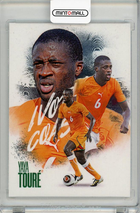 Futera FX WORLD FOOTBALL Series 2 Yaya Toure trading card numbered 10 of 22 featuring Ivory Coast