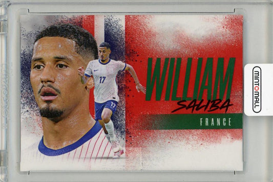 Futera FX WORLD FOOTBALL Series 2 trading card featuring William Saliba serial 5/22 from France