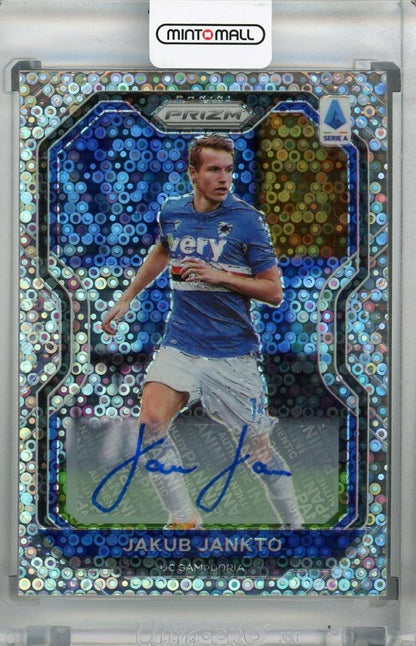 2020-21 Panini Chronicles UC Sampdoria Jakub Jankto Prizm Serie A Autographs Silver Circles parallel card