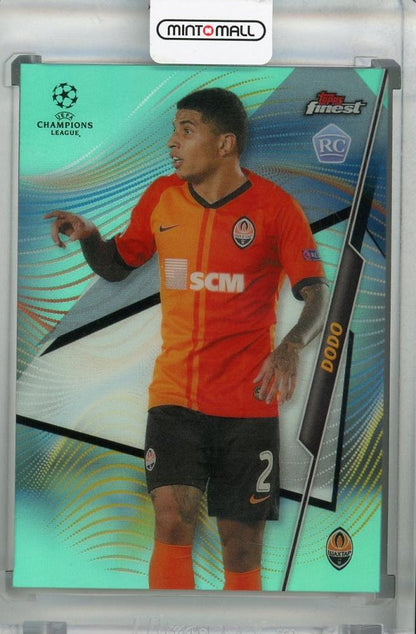 2020-21 Topps Finest UEFA Champions League FC Shakhtar Donetsk Dodo Base Aqua Parallel card serial 19 of 75