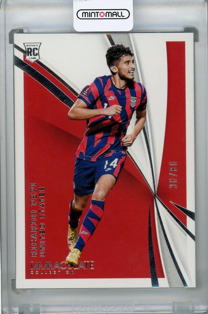 2021 Panini Immaculate Collection United States Ricardo Pepi Base Rookie Card 38 out of 80