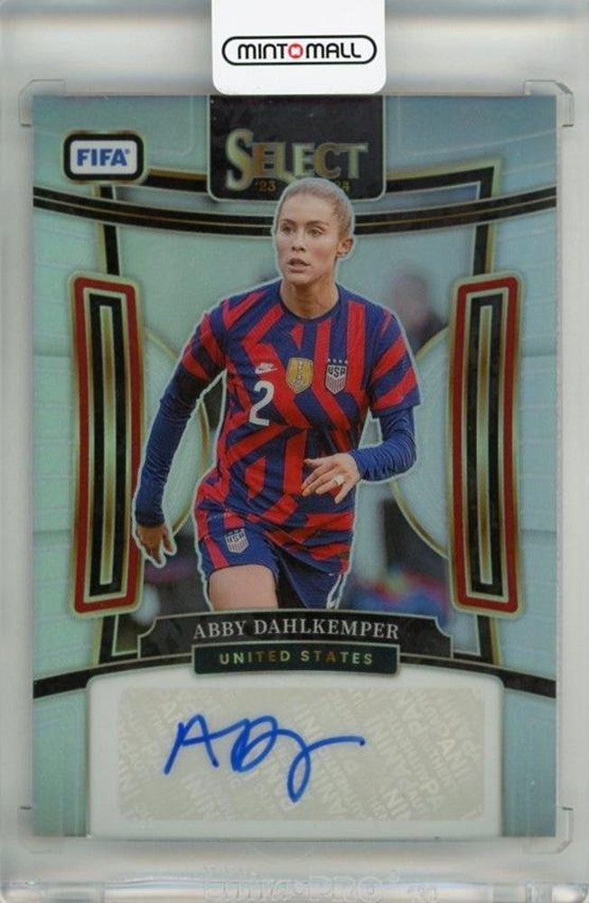 2023-24 Panini Select FIFA Abby Dahlkemper Signatures Auto #3 autographed trading card