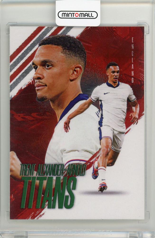 FX WORLD FOOTBALL Series 2 2025 Trent Alexander-Arnold TITANS Special FX football checklist card 05/05 England