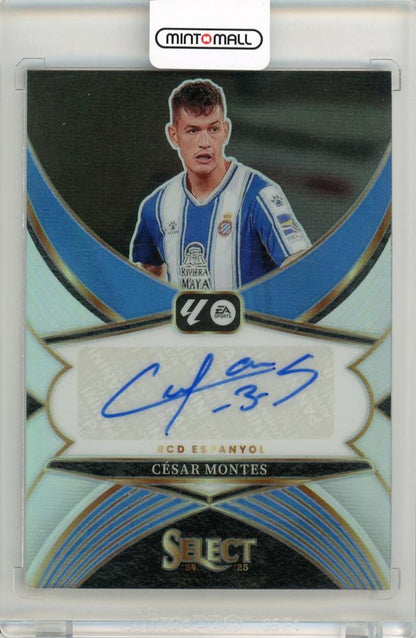 2024-25 Panini Select LaLiga Cesar Montes Select Signature trading card from RCD Espanyol