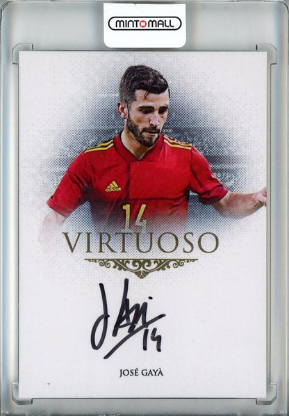 2024 FUTERA UNIQUE WORLD FOOTBALL HOBBY Jose Gaya autograph card serial #AYR2103/09 from Spain