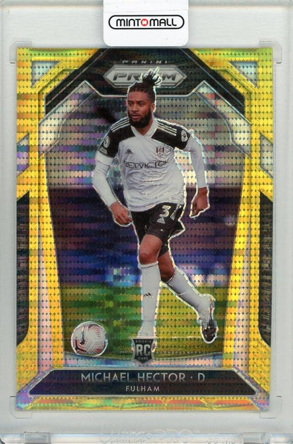 2020-21 PANINI PRIZM English Premier League Breakaway Prizms Gold card #290 featuring Michael Hector graded 10/10