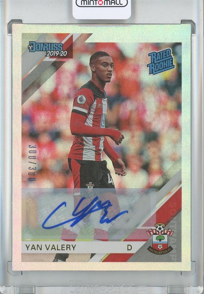 2019-20 Panini Chronicles Soccer Yan Valery Rated Rookie Donruss Signature Edition 300 out of 300 card