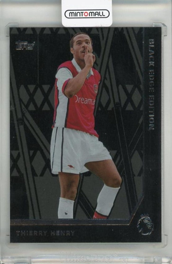 2025-26 Topps English Premier League Thierry Henry Black Edge Edition trading card serial #BE3