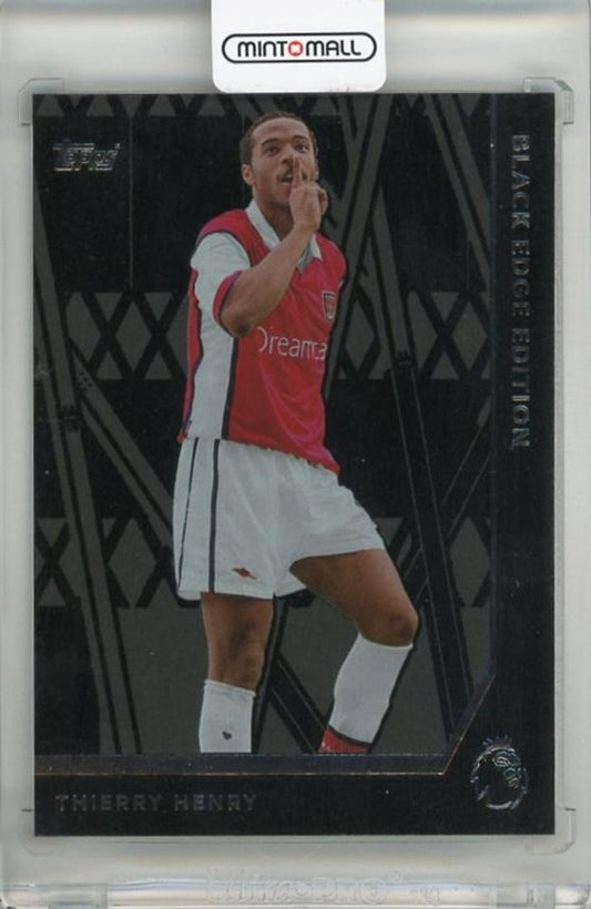2025-26 Topps English Premier League Thierry Henry Black Edge Edition trading card serial #BE3