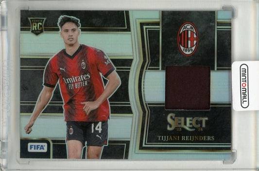 2023-24 Panini Select FIFA Tijjani Reijnders Select Memorabilia card number 23 with minor wear