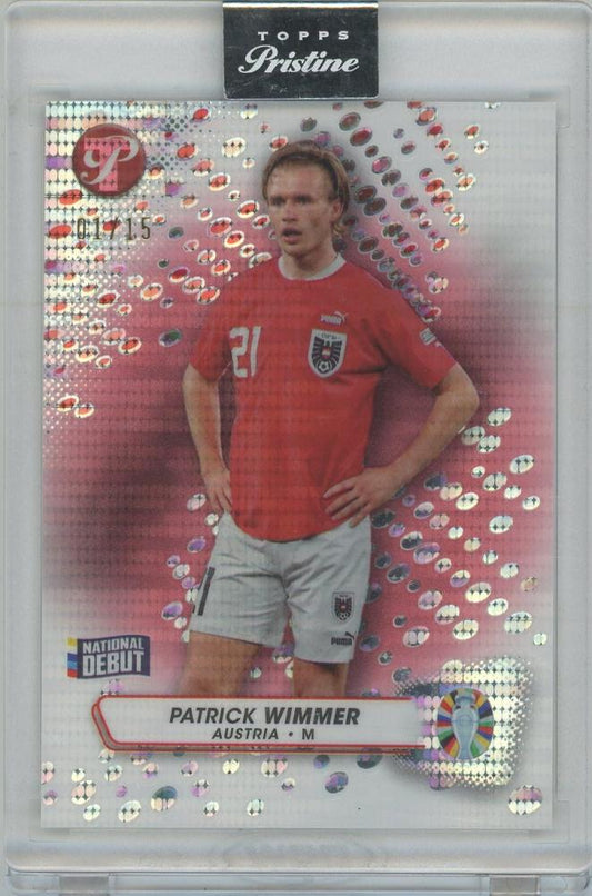 2023 TOPPS Pristine Road to Euro baseball card pack in used excellent condition