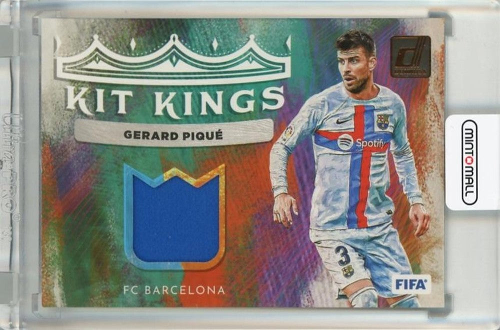 2022-23 Panini Donruss Gerard Pique trading card Kit Kings Materials #20