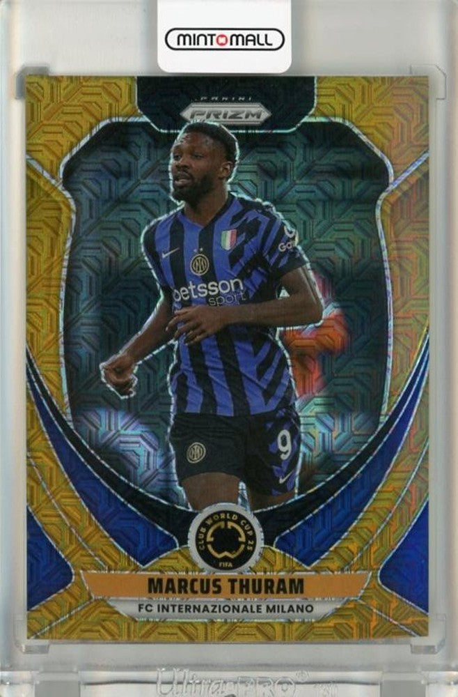 2025 Panini Prizm FIFA Club World Cup Marcus Thuram multicolor Mojo trading card number 9220 of 25