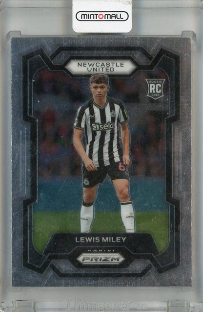 2023-24 Panini Prizm Premier League Lewis Miley Newcastle United Base #72 Rookie Card