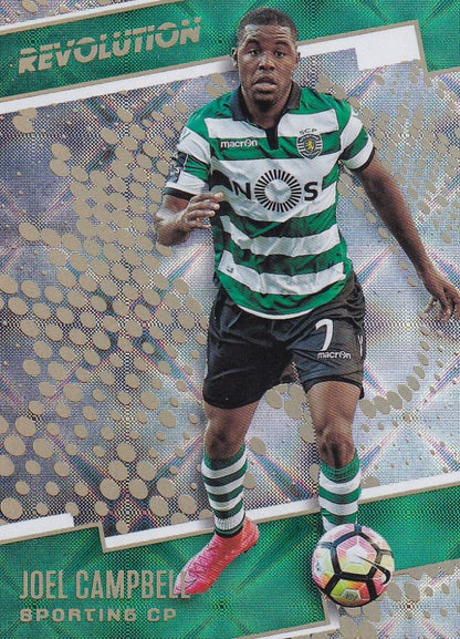 2017 Panini Revolution Sporting CP Joel Campbell Base Galactic Parallel trading card