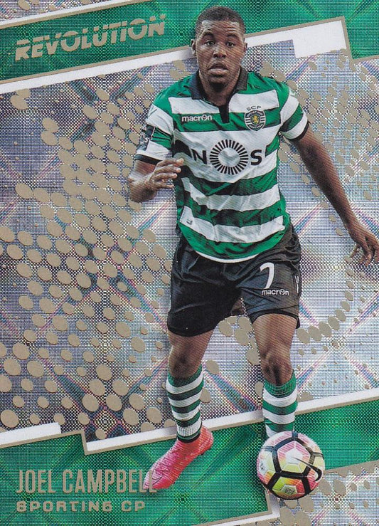 2017 Panini Revolution Sporting CP Joel Campbell Base Galactic Parallel trading card