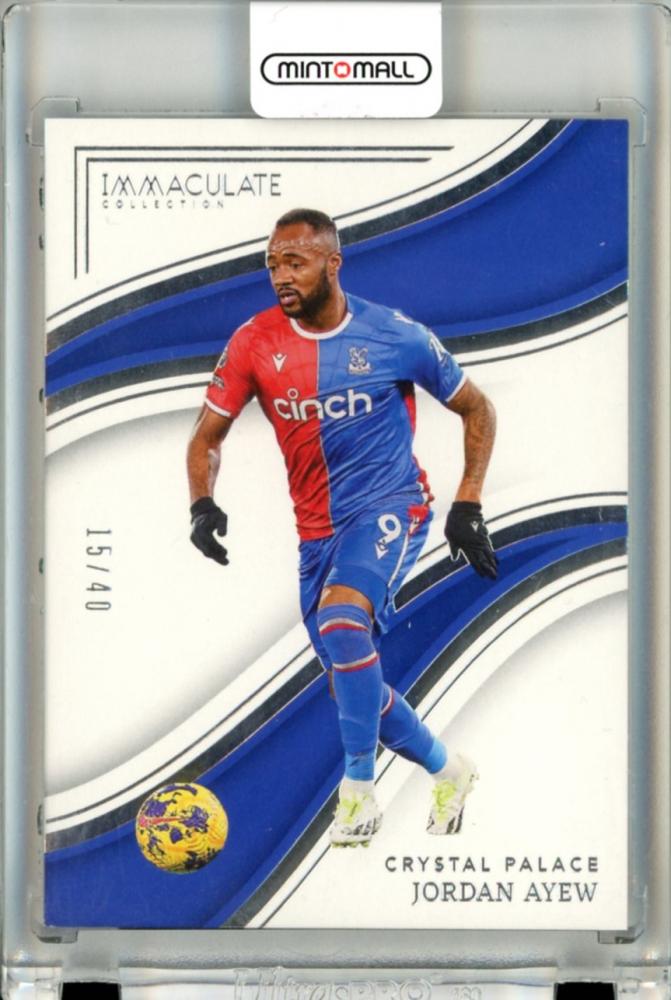 2023-24 Panini Immaculate Collection Jordan Ayew #160 Silver15/40 Crystal Palace trading card