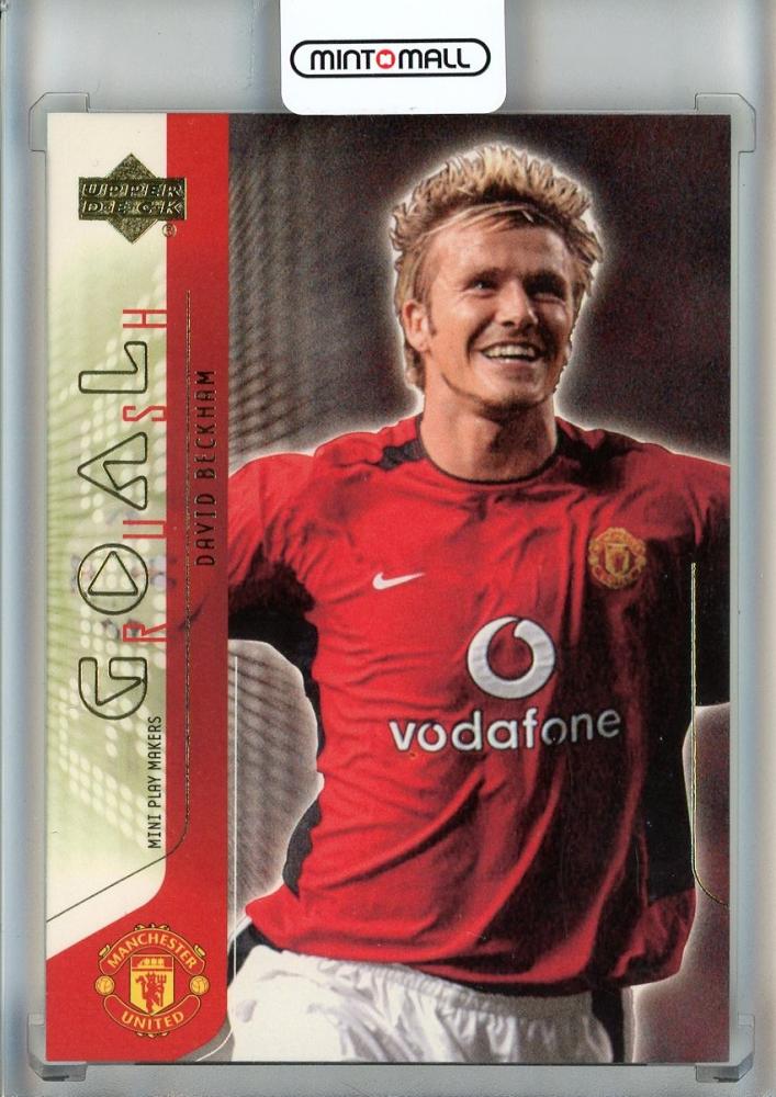 2003 Upper Deck Manchester United David Beckham Mini Playmakers trading card numbered 66