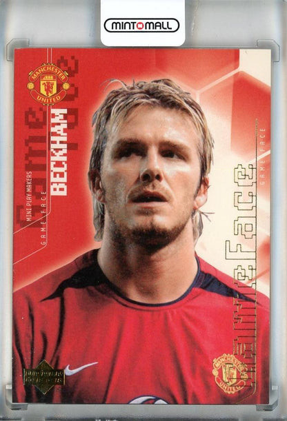 2003 Upper Deck Manchester United David Beckham Mini Playmakers card number 88 featuring David Beckham