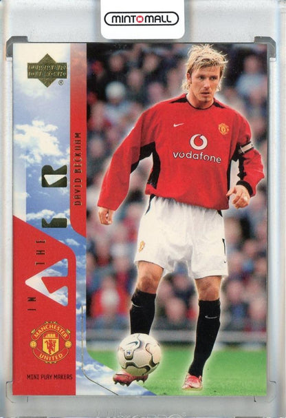 2003 Upper Deck Manchester United David Beckham Mini Playmakers trading card number 45 in used good condition