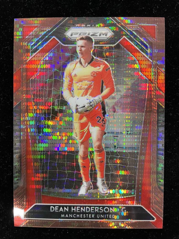 2020-21 Panini Prizm Premier League Breakaway Manchester United Dean Henderson Base Bronze Parallel card number 19 out of 25